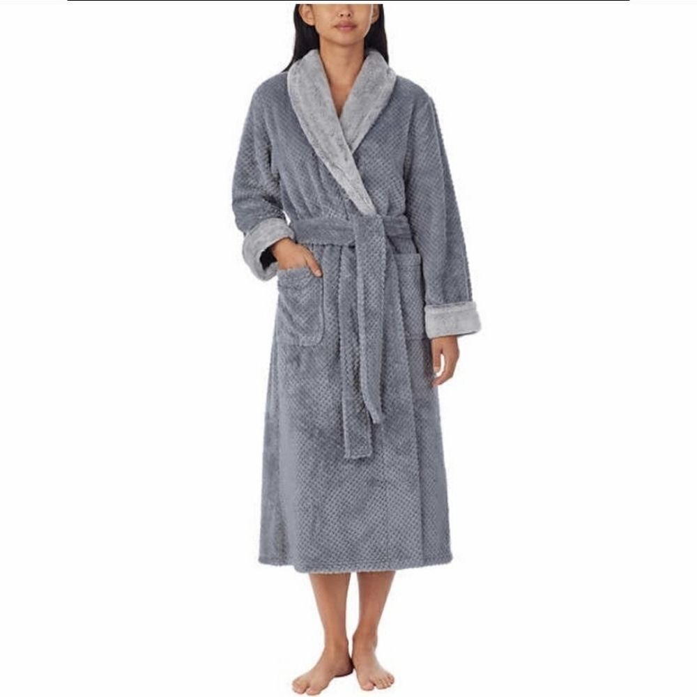 CAROLE HOCHMAN Ladies' Plush Wrap Robe - Size Large